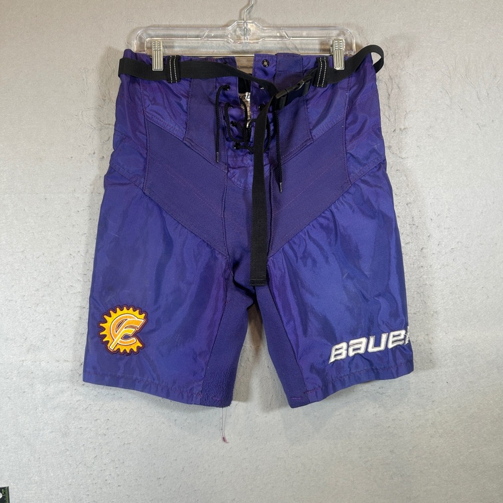 Bauer Hockey Shorts Mens Small Purple Ice Hockey Girdle Shell S/P